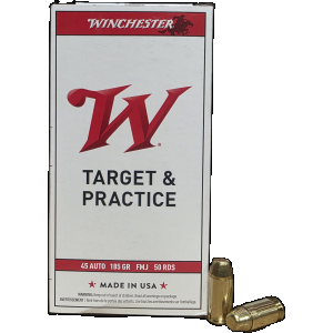 45 ACP/Auto Ammo - Winchester Target & Practice FMJ Winchester Target & Practice FMJ Ammo