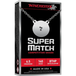 6.5mm Creedmoor Ammo - Winchester Super Match Competition Grade HPBT Winchester Super Match Competition Grade HPBT Ammo