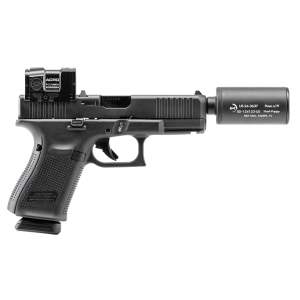 B&T Hush Puppy Glock 19 Complete Kit w/ Steiner MPS Red Dot, Threaded Barrel, Suppressor, 100rds Ammo