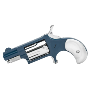 North American Arms North American Arms 22LRNBCHP Second Mate Mini 22 LR 5 Shot 1.13 Navy Blue Cerakote Stainless Steel Barrel & Frame, High Polished Cylinder, Simulated White Pearl Grip, Safety Notch, Exposed Hammer - $283.55 at BattleHawk Armory