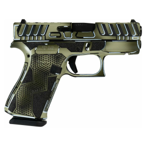 Shark Coast Tactical Glock 43X Anime OD Green 9mm 3.41 10-Round Pistol