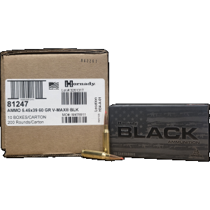 Hornady Black V-Max Case Ammo