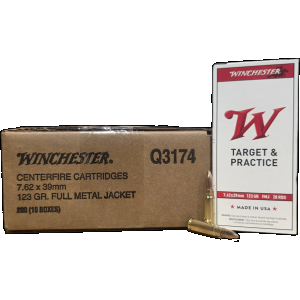 9mm Ammo - Winchester Target & Practice Case FMJ Winchester Target & Practice Case FMJ Ammo