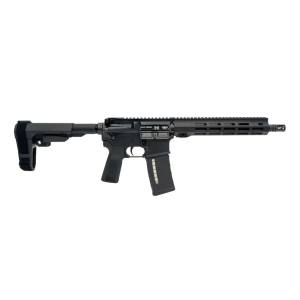 IWI ZION Z-15 5.56 NATO Pistol 11.5 Barrel, 10.5 Mlok Handguard SBA3, B5 Grip, 1-30rd PMAG Black