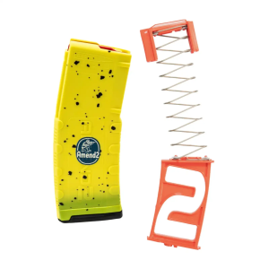 Amend2 AMEND2 M2 5.56MM 20RD AR15 WITH RED FOLLOWER YELLOW BANANA POLYMER MAGAZINE ( 50 PER CASE ) - $14.50 at BattleHawk Armory