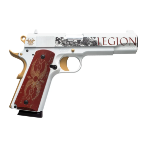 Tisas Arms Customs 10100516AA9 1911 A1 Stakeout Legion Sports South Exclusive 45 ACP 8+1 5 Carbon Steel Serrated Slide Carbon Steel Frame w/Beavertail