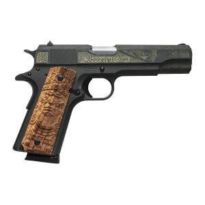 Tisas Arms Customs 10100518AA6 1911 A1 Service Aztec Sports South Exclusive 45 ACP 7+1 5 Carbon Steel Serrated Slide & Frame w/Beavertail
