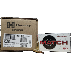 6mm Ammo - Hornady Match Creedmoor ELD Case Hornady Match Creedmoor ELD Case Ammo