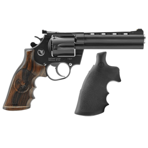 Korth Mongoose, .357mag, 5.25 Barrel, 6rd Cylinder, Custom Hogue Grips, Revolver
