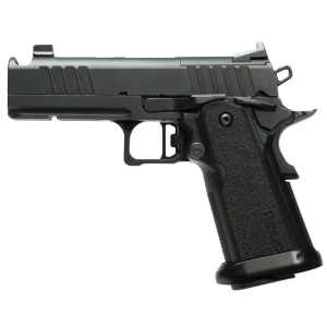 Tisas 1911 Carry DS Comp 9mm Pistol, 4.25-inch, AOS, Two 18-Round Mags, Black