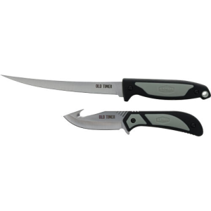 Old Timer Old Timer Boss Hunt/Fish Knife Combo Set with Sheath - $22.58 at BattleHawk Armory
