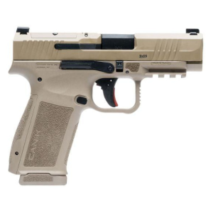 Century Arms Canik METE MC9 LS 9mm 3.64 10rd CA-Compliant Pistol, FDE, Demo - $432.94 at BattleHawk Armory