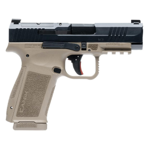 Century Arms Canik METE MC9 LS 9mm 3.63 Pistol, Black/FDE, Two 17rd Mags, Demo - $417.53 at BattleHawk Armory