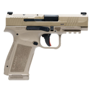 Century Arms Canik METE MC9 LS 9mm 3.64 Pistol, FDE, Two 17rd Mags, Demo - $417.53 at BattleHawk Armory