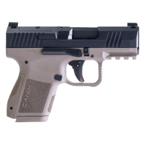 Century Arms Canik METE MC9 9mm 3.18 10rd CA-Compliant Pistol, Black/FDE, Demo - $372.41 at BattleHawk Armory