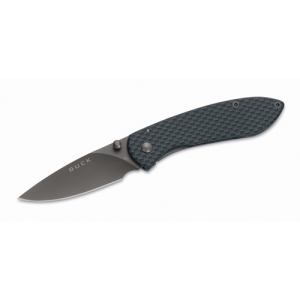Buck Knives Buck Knives 327 Nobelman, Carbon Fiber, Folding Knife - $29.99 at BattleHawk Armory