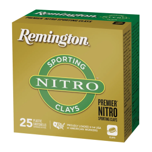 Remington Ammunition Remington Premier Nitro Sporting Clays, 12 Gauge, 2-3/4 Inch, 1 oz, No. 8, 25 Rounds - $13.72 at BattleHawk Armory