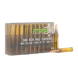 Atomic ATM 300 SUB 175GR HPBT - $58.91 at BattleHawk Armory