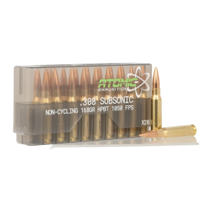 Atomic ATOMIC 46615 308WIN      168 HPBT-SUB-20     20/10 - $52.49 at BattleHawk Armory