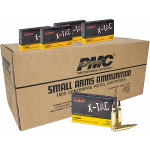 Bulk PMC Centerfire Case FMJBT Ammo