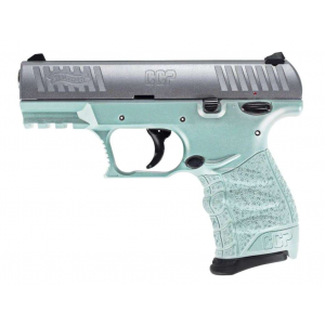 WALTHER Ccp M2 Hga 9mm 3.54in Bbl Fs Angel Blue Stainless 2 8rd Mags