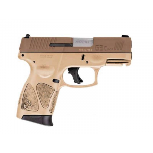 Taurus G3C 9mm 32 12 Round Tan FrameTroy Coyote Cerakote Slide Pistol