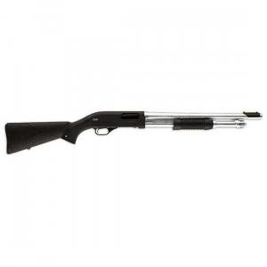 Winchester Guns 512268695 SXP Marine Defender 20 Gauge 18 Matte Chrome 51 3 Matte Black Fixed wGrip Panels Stock Right Hand