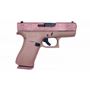 Glock 43X 9mm Rose Gold Glitter Gunz 101 Pistol