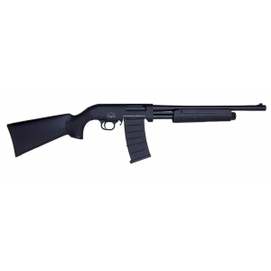 Black Aces Tactical Pro Series M Pump Shotgun  Black  12ga  185 Barrel  Synthetic Furniture