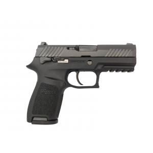 Sig Sauer P320 Compact MA Compliant 9mm Luger 39 101 Black Polymer Grip Black Nitron Stainless Steel Pistol