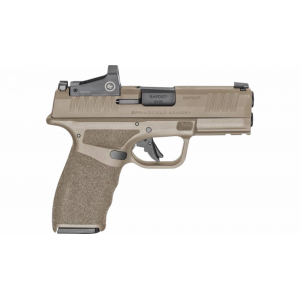 Springfield Hellcat PRO 9MM 3x15 2x17rd Magazines 37 Barrel Flat Dark Earth Crimson Trace CT1500 Red Dot Pistol