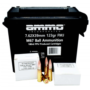 AMMO INC PPU Brass Can FMJ Ammo