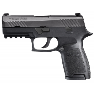 Sig Sauer P320 Compact 9mm Luger 39 151 Black Polymer Grip Black Nitron Stainless Steel Pistol