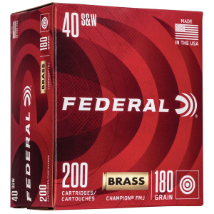 Federal Champion Training FMJ Ammo