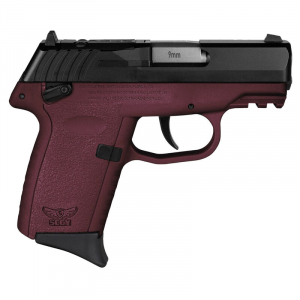 SCCY Industries CPX1 G3 9mm 31 10 Round Optic Ready SS Slide Crimson Red GripFrame Pistol