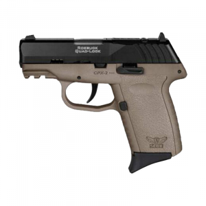 SCCY Industries CPX2 G3 9mm 31 10 Round Optic Ready SS Black Slide FDE Polymer GripFrame Pistol