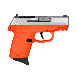 SCCY Industries CPX2 9mm 31 10 Round Optic Ready SS Slide Orange Polymer GripFrame Pistol