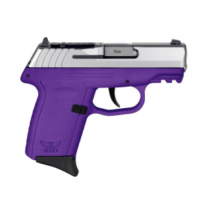 SCCY Industries CPX2 9mm 31 10 Round Optic Ready SS Slide Purple Polymer GripFrame Pistol