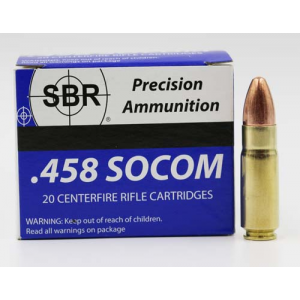 SBR Precision TCJ Subsonic FMJ Ammo