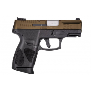 Taurus G2C 9mm 325 12 Round Burnt Bronze Slide Black Polymer Pistol