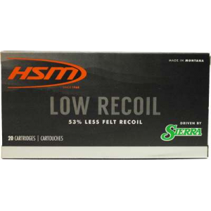 HSM Low Recoil Springfield Polymer Tip Ammo