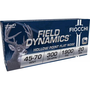 Fiocchi Field Dynamics Gov Flat Nose HP Ammo