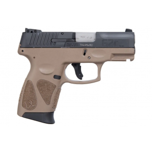 Taurus G2C 9mm Luger 32 12 round Black SlideBrown Grip Pistol