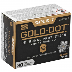 Speer Gold Dot Personal Protection HP Ammo