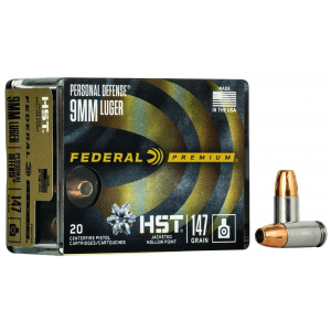 Federal Premium HST Luger JHP Ammo