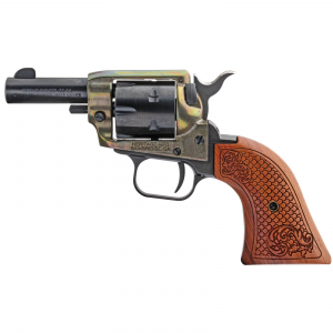 Heritage Mfg Barkeep Vintage Wood Grip 22LR 26 6 Round Case Hardened Finish Revolver
