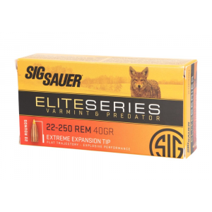 Sig Sauer Elite Series Varmint & Predator Rem Ammo