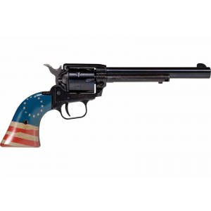 Heritage Mfg Rough Rider 22LR 65 6 Round Honor Betsy Ross Flag Custom Grips Black Finish Revolver