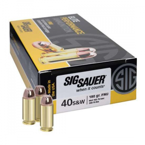 Sig Sauer Elite Ball FMJ Ammo