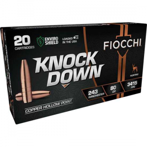 Fiocchi Knock Down AMO Lead Free Copper HP Ammo